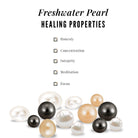 Rosec Jewels-Black Diamond and Freshwater Pearl Cartilage Earring