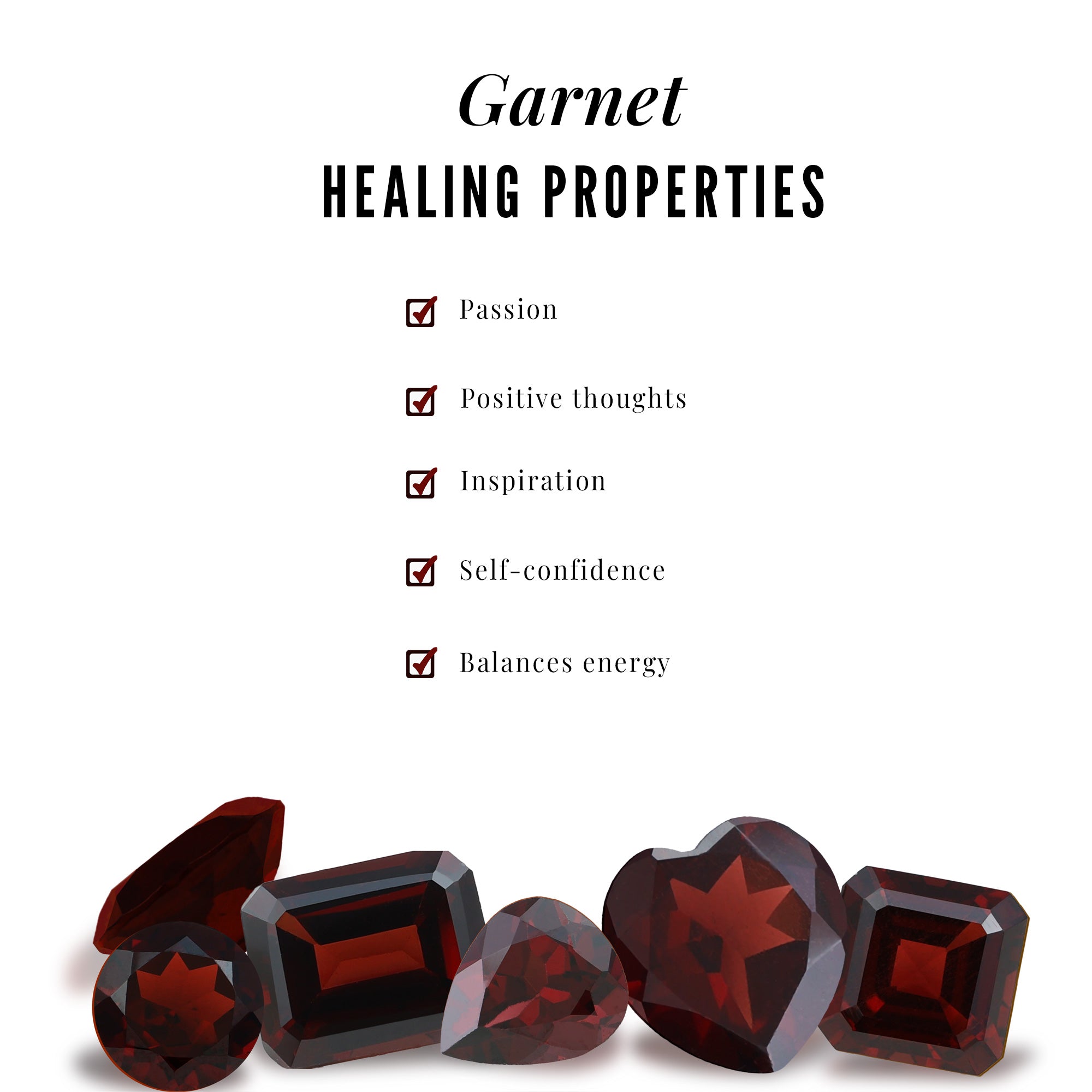 Garnet Solitaire Stud Earrings in Bezel Setting Garnet - ( AAA ) - Quality - Rosec Jewels