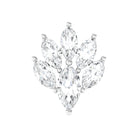 Rosec Jewels-Marquise Diamond Leaf Cluster Helix Earring