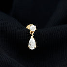 Rosec Jewels-Genuine Diamond Teardrop Cartilage Earring