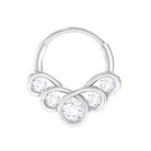 Rosec Jewels-Genuine Diamond Clicker Hoop Earring for Daith Piercing