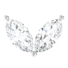 Rosec Jewels-Marquise Diamond Two Stone Earring for Tragus Piercing