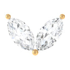 Rosec Jewels-Marquise Diamond Two Stone Earring for Tragus Piercing