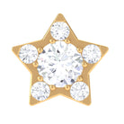 Rosec Jewels-Round Diamond Star Forward Helix Earring