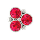 Rosec Jewels-Created Ruby Trio Cartilage Earring in Gold