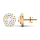 Classic Round Diamond Stud Earrings Diamond - ( HI-SI ) - Color and Clarity - Rosec Jewels