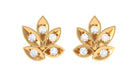 Rosec Jewels-Certified Real Diamond Leaf Stud Earrings