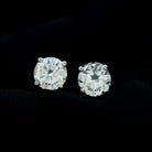 0.5 CT Moissanite Stud Silver Earrings For Women - Rosec Jewels