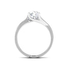 1.50 CT Moissanite Solitaire Ring in 4 Prong Twist Setting Moissanite - ( D-VS1 ) - Color and Clarity - Rosec Jewels