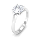 1.50 CT Moissanite Solitaire Ring in 4 Prong Twist Setting Moissanite - ( D-VS1 ) - Color and Clarity - Rosec Jewels