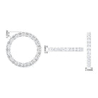 Minimal Round Diamond Eternity Ring Diamond - ( HI-SI ) - Color and Clarity - Rosec Jewels