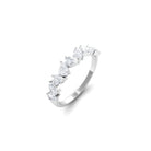 1.50 CT Pear Cut Zircon Elegant Eternity Ring Zircon - ( AAAA ) - Quality - Rosec Jewels