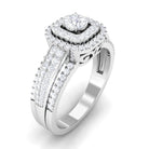 1 CT Statement Diamond Engagement Ring Diamond - ( HI-SI ) - Color and Clarity - Rosec Jewels