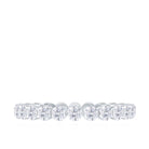 2.75 CT Certified Moissanite Full Eternity Ring in Gold Moissanite - ( D-VS1 ) - Color and Clarity - Rosec Jewels