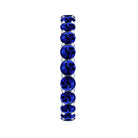 3.25 CT Lab Created Blue Sapphire Full Eternity Ring in Shared Prong Setting Lab Created Blue Sapphire - ( AAAA ) - Quality - Rosec Jewels