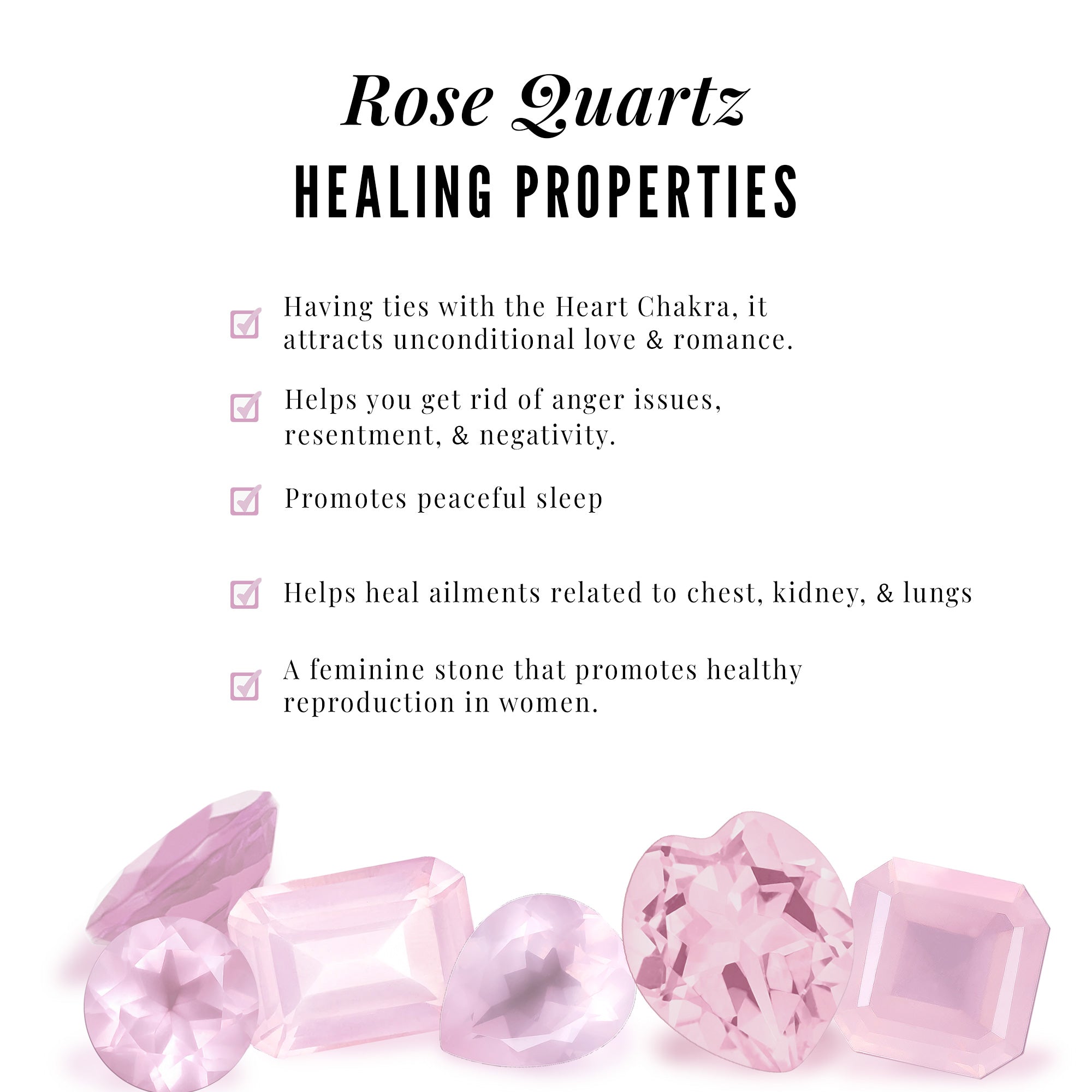 Rose Quartz Celestial Stud Earrings with Diamond Rose Quartz - ( AAA ) - Quality - Rosec Jewels