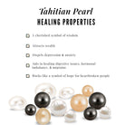 Real Tahitian Pearl Solitaire Engagement Ring with Diamond Tahitian pearl - ( AAA ) - Quality - Rosec Jewels