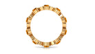 1.75 CT Designer Citrine and Moissanite Eternity Ring Citrine - ( AAA ) - Quality - Rosec Jewels