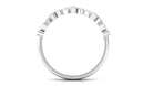 3/4 CT Designer Diamond Twisted Half Eternity Ring Diamond - ( HI-SI ) - Color and Clarity - Rosec Jewels